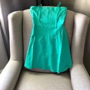 Aqua mini dress